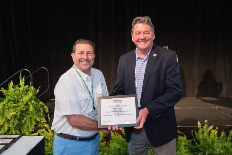 CAGC Announces Safety Award Winners at 2022 Summer Conference