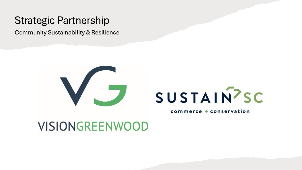 VisionGreenwood and Sustain SC to Launch Pilot Sustainability and